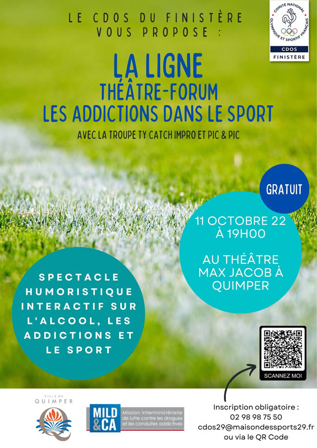 La ligne - Théâtre forum - Les addictions dans le sport