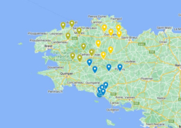 Les lieux d'écoute de l'association SeSAM Bretagne