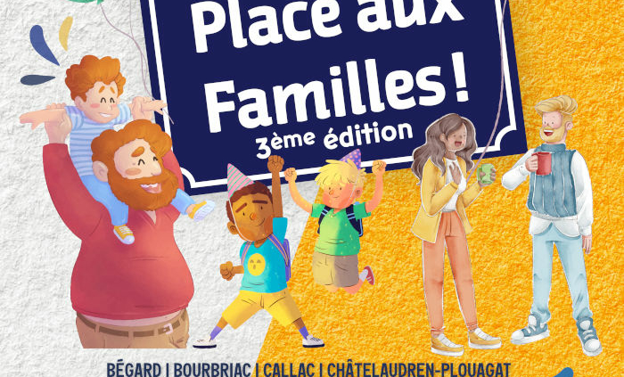 Affiche Place aux familles 2023 - Pays de Guingamp