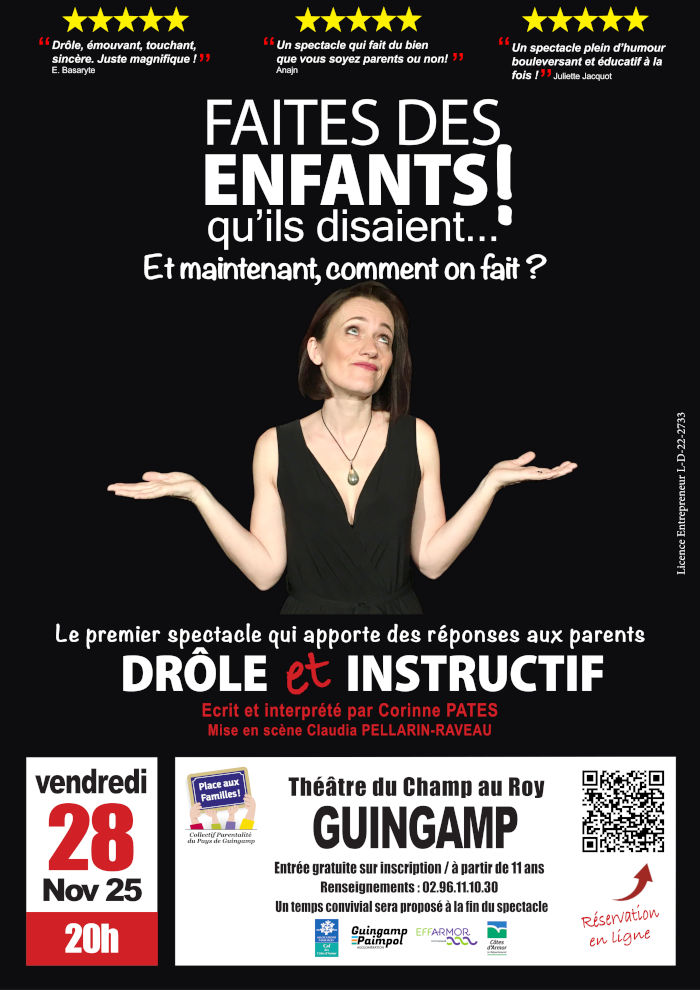 Spectacle "Faites des enfants ! Qu'ils disaient... et maintenant, comment on fait ?"