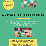 Café parents à l'école René Guy Cadou